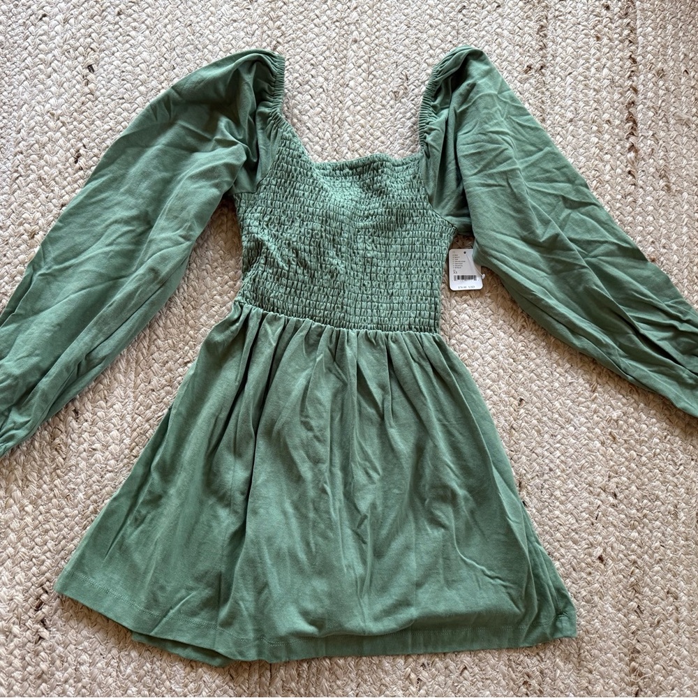 NWT Free People XS Spring Green Dress, perfect! - Picture 2 of 4